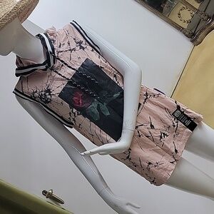 VOX POPULI For The People Tank Top with Hood Rose Voice of the People Size Large